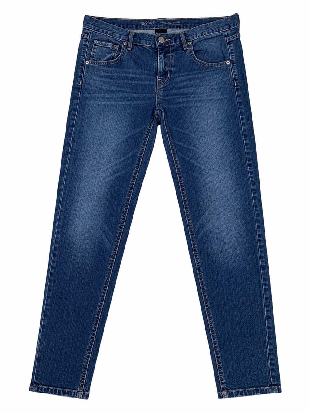 MOSSIMO SKINNY BOYFRIEND JEANS WOMENS SIZE 0 MEDIUM WASH STRETCH DENIM TRENDY